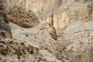 21 Narrow Trail High Above The Gorge After Crossing The Bridge Over The Surakwat River Between Sarak And Kotaz On Trek To K2 North Face In China.jpg